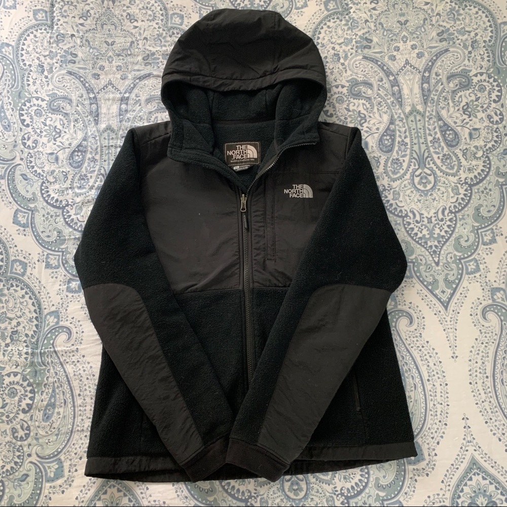 The North Face, black fleece, Size M